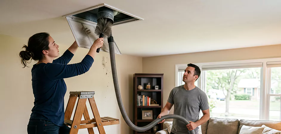 Roof and Wall Exhaust Cap Cleaning in Brick Township