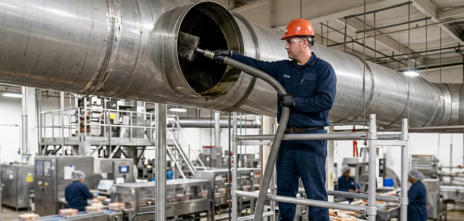 Food Processing Facility Duct Cleaning in Brick Township